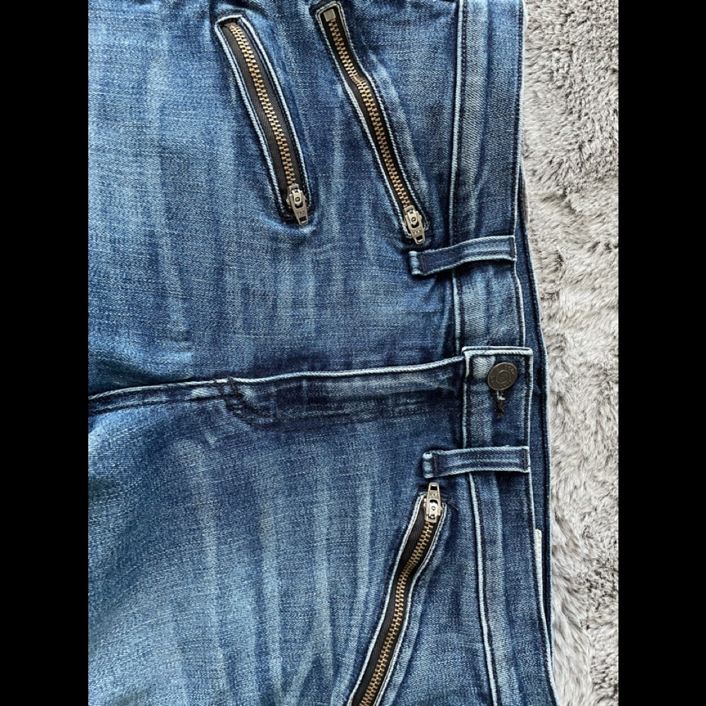 Rag & Bone Denim Crop Jeans Ankle Zipper